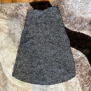 Silky dot midi skirt